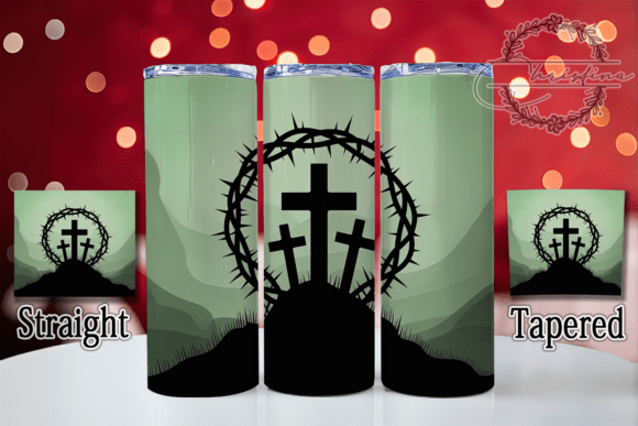 3D Crown of Thorns Cross Tumbler Design Evaluation