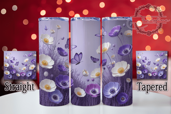 3D Elegant Butterfly Tumbler