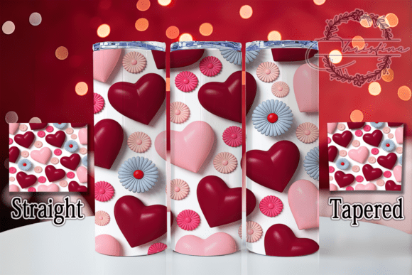 3D Floral Valentine Heart Tumbler: Elevating Your DIY Drinkware Projects