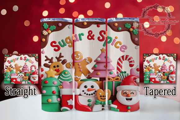 3D Gingerbread Cookie Christmas Tumbler: Elevating Seasonal Drinkware with Digital Precision