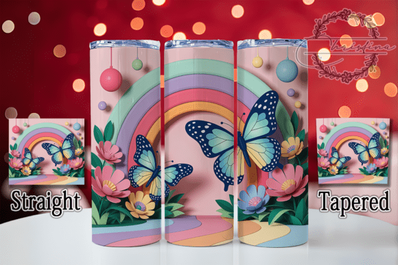 3D Instant Elegant Butterfly Tumbler: Elevating Your Drinkware Brand with Digital Precision