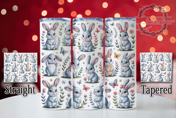 3D Whimsical Floral Easter Bunny Tumbler: A Practical Design Asset for Custom Drinkware
