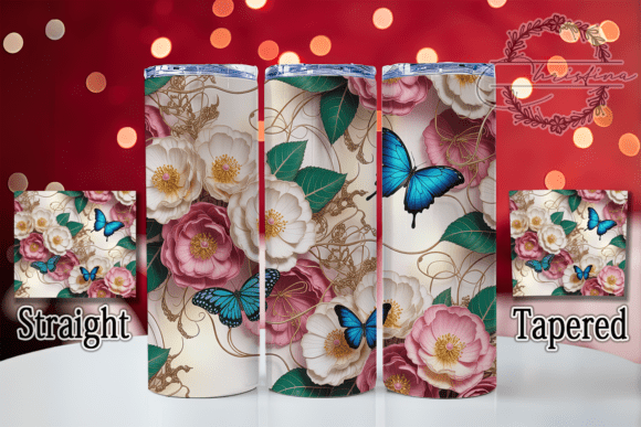 3D Whimsical Spring Garden Butterfly