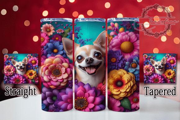 Evaluating the 3D Floral Chiweenie Dog Tumbler for Custom Drinkware Projects