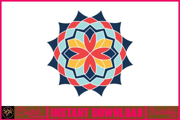 Mandala 3D Layered SVG Cut File-46 for Creative Projects